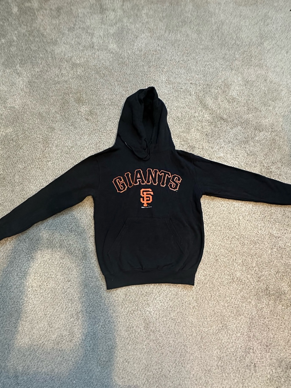 San Francisco Giants Black Pullover Hoodie by Stitches Size Small
